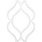 Ekena Millwork 31 16W x 46 34H x 1T Small Villarreal Decorative Fretwork Ceiling Panels, PVC CELP31X4703VIL - alternate 7